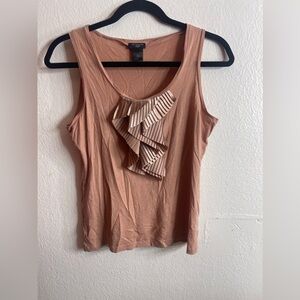 AnnTaylor petite top with raffles size MP. #3